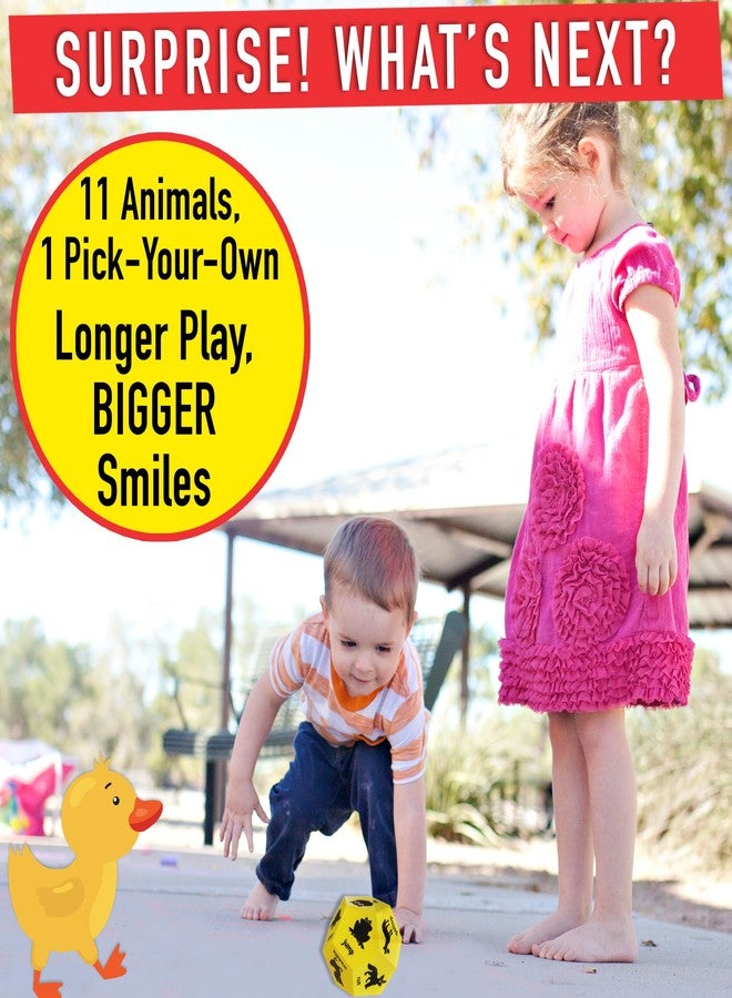 Covelico Animal Exercise Dice - Kids Exercise Equipment, Gross Motor Toys for Toddlers 3-5 & Physical Education Equipment, Recess Toys for Elementary Outside or Indoor Physical Activities for Kids - Image 4